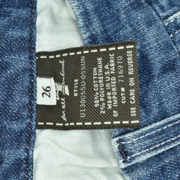 Seven 7 For All Mankind Women's Jeans Light Wash - Picture 8 of 8
